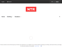 Tablet Screenshot of ntrstore.com